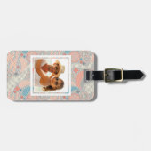 Aangepast Japans patroon met foto Bagagelabel (Voorkant horizontaal)