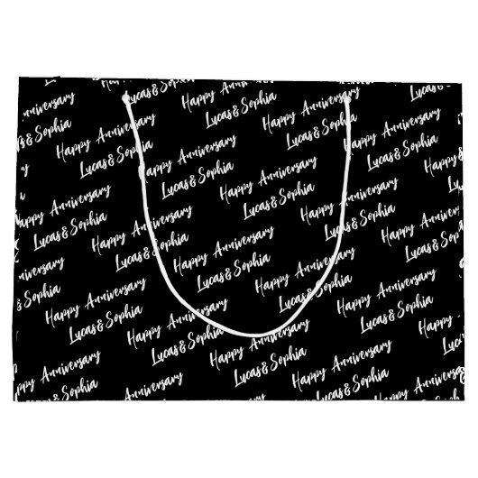 Aangepast je eigen Jubileum Grote Cadeautas (Achterkant)