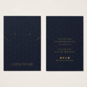 Aangepast je eigen Ketting tekst met een weergavek Visitekaartje (Voorkant /achterkant)