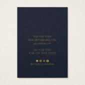 Aangepast je eigen Ketting tekst met een weergavek Visitekaartje (Achterkant)