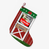 Aangepast (je foto): blokkering van de deur kleine kerstsok (Voorkant (Hangend))