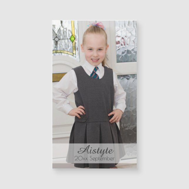 Aangepast Je foto, naam en datum toevoegen (Voorkant)