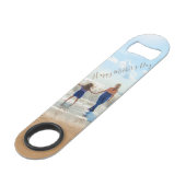 Aangepast je foto-streepjescode cadeautje Gelukkig Speed Flessenopener (Achterkant Gekanteld)