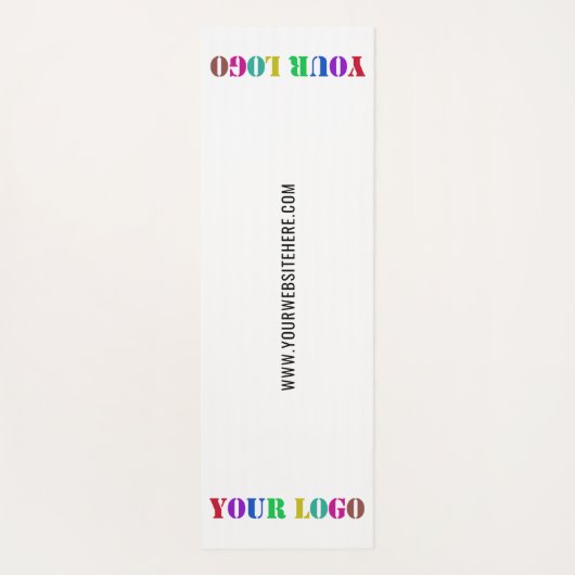 Aangepast je Logo en tekst Yoga Mat-promotie Yogamat (Achterkant)