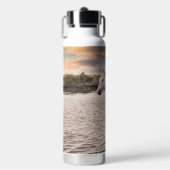 Aangepast je paard Foto Equestrian Rider Waterfles (Voorkant)