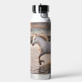 Aangepast je paard Foto Equestrian Rider Waterfles (Links)