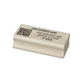 Aangepast je QR-code Adres Rubber Stempel (Stempel)