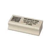 Aangepast je QR-code Adres Rubber Stempel (Stempel)