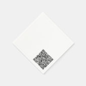 Aangepast je QR-code scannen Info Aangepast servet (Hoek)