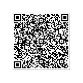 Aangepast je QR-code Speciaal Rubberstempel (Afrduk)