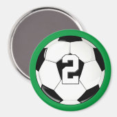 Aangepast Jersey nummer/Initialen sport Magneet (Voorkant / Achterkant)