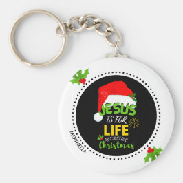 Aangepast JESUS is niet alleen voor kerstmis maar  Sleutelhanger