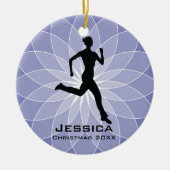 Aangepast Jogger Runner-Ornament Keramisch Ornament (Voorkant)