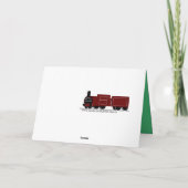 Aangepast jongetje met vierde verjaardag kaart (Achterkant)