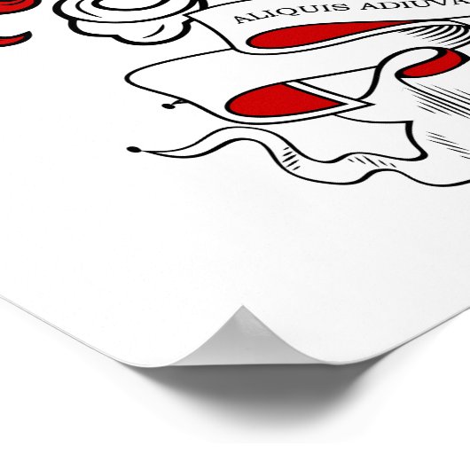 Aangepast Jordanië Poster (Hoek)