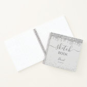 Aangepast Jouw naam handboek elegant script N Notitieboek (Binnen)