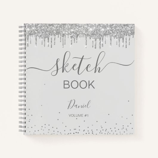 Aangepast Jouw naam handboek elegant script N Notitieboek (Voorkant)