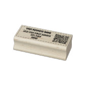 Aangepast Jouw naam Keur Adres QR Code Stempel (Stempel)