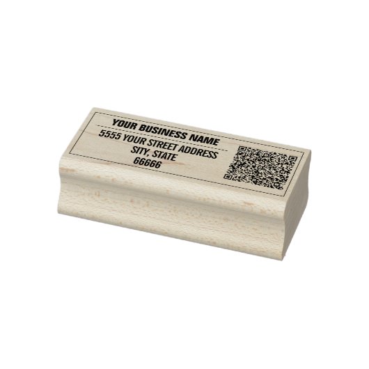 Aangepast Jouw naam Keur Adres QR Code Stempel (Stempel)