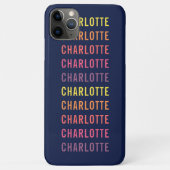 Aangepast Jouw naam toevoegen Vun kleurenverloop Case-Mate iPhone Case (Achterkant)