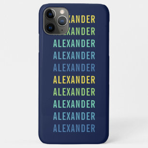 Aangepast Jouw naam toevoegen Vun kleurenverloop Case-Mate iPhone Case