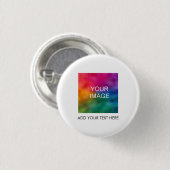 Aangepast Jouw tekst Afbeelding Foto Business Logo Ronde Button 3,2 Cm (Voorkant /achterkant)