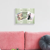 Aangepast Jubileum 2 Foto's+Sjablonen Canvas Afdruk (Insitu (Woonkamer))