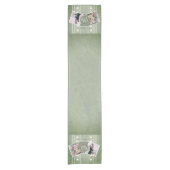 Aangepast Jubileum 2 Foto's+Sjablonen Korte Tafelloper (Voorkant)