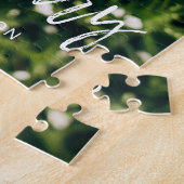 Aangepast Jubileum Mr & Mrs Happy Wedding Foto Legpuzzel (Zijkant)