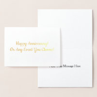 Aangepast Jubileum- of gebeurtenisbericht in Gold