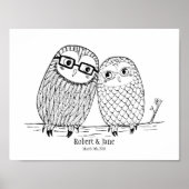 Aangepast Jubileum voor bruiloft - Poster voor wed (Voorkant)