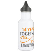 Aangepast Jubileum voor de heer en mevrouw 14de Waterfles (Links)