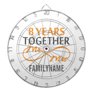 Aangepast Jubileum voor de heer en mevrouw 15de Dartbord