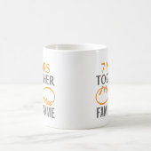 Aangepast Jubileum voor de heer en mevrouw 7de Koffiemok (Center)