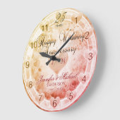 Aangepast Jubileum voor elk jaar bruiloft Grote Klok (Hoek)