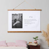 Aangepast Jubileum voor fotogedicht  Hangend Wandkleed (Slaapkamer)