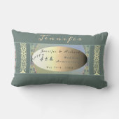 Aangepast Jubileum voor gevriesdroogde bloem Kussen (Achterkant)