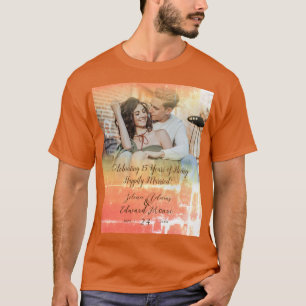 Aangepast Jubileum voor gouddeklaag voor winkelen T-shirt