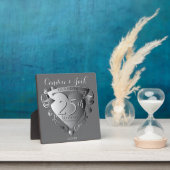 Aangepast Jubileum voor Silver Colour Wedding Embl Fotoplaat (Insitu)