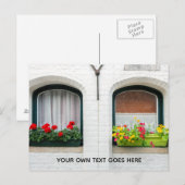 Aangepast Jubileum voor thuisgebruiker onroerend g Aankondigingskaart (Voorkant / Achterkant)