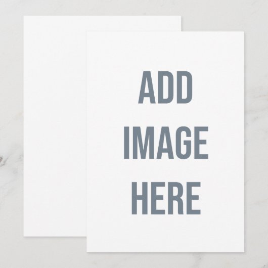 Aangepast Kaart (Voorkant / Achterkant)