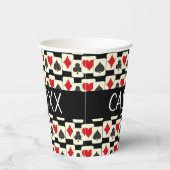 Aangepast kaart Suites Patroon Papieren Bekers (Rechts)