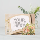 Aangepast kaartenkaartje RSVP Elegant Kaart (Staand voorkant)