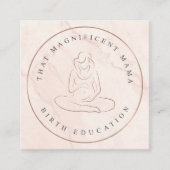 Aangepast kaartontwerp | Niet bewerkbare Zazzle-Sj Vierkante Visitekaartje (Voorkant)