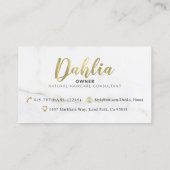 Aangepast kaartontwerp | Niet bewerkbare Zazzle-Sj Visitekaartje (Achterkant)