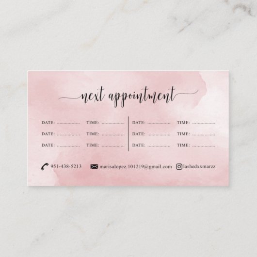 Aangepast kaartontwerp | Niet bewerkbare Zazzle-Sj Visitekaartje (Achterkant)