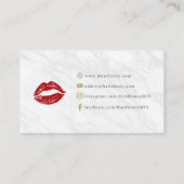 Aangepast kaartontwerp | Niet bewerkbare Zazzle-Sj Visitekaartje (Achterkant)