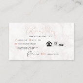 Aangepast kaartontwerp | Niet bewerkbare Zazzle-Sj Visitekaartje (Achterkant)