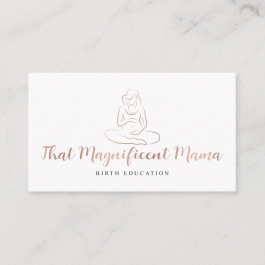 Aangepast kaartontwerp | Niet bewerkbare Zazzle-Sj Visitekaartje (Voorkant)