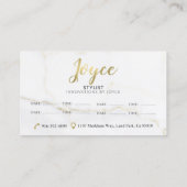 Aangepast kaartontwerp | Niet bewerkbare Zazzle-Sj Visitekaartje (Achterkant)